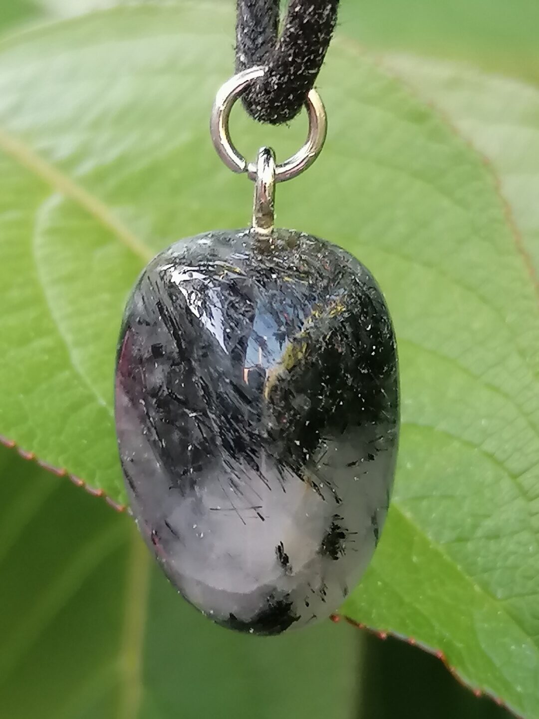pendentif en quartz tourmaline – Image 2